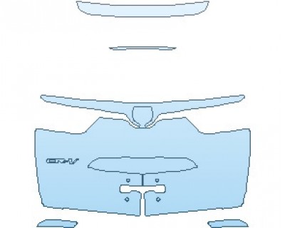 2023 HONDA CR-V LX REAR HATCH WITH CRV EMBLEM