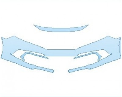 PAINT PROTECTION KIT - 2021 HONDA CIVIC TOURING SEDAN BUMPER - PRECUT PPF CLEAR BRA WRAP