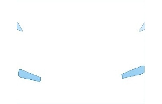 2027 AUDI RS7  B PILLARS - PRECUT PPF CLEAR BRA WRAP