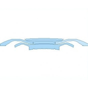 PAINT PROTECTION KIT - 2022 AUDI RS7 REAR DIFFUER AND LOWER BUMPER - PRECUT PPF CLEAR BRA WRAP
