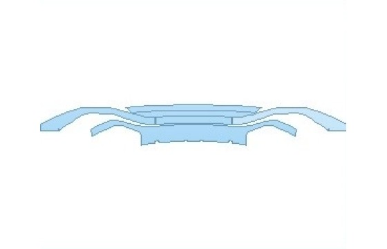 2027 AUDI RS7  REAR DIFFUSER & LOWER BUMPER - PRECUT PPF CLEAR BRA WRAP