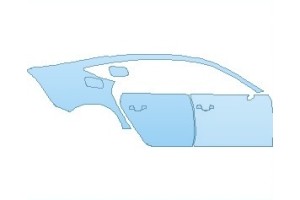 2027 AUDI RS7 REAR QUARTER PANEL & DOORS RIGHT
