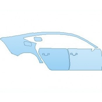 PAINT PROTECTION KIT - 2024 AUDI RS7  REAR QUARTER PANEL & DOORS RIGHT - PRECUT PPF CLEAR BRA WRAP