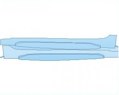 PAINT PROTECTION KIT - 2023 AUDI RS7  ROCKER PANELS - PRECUT PPF CLEAR BRA WRAP