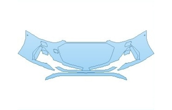 Precut PPF Kit – Clear Bra Paint Protection Film 2027 AUDI RS7 BUMPER WITH WASHERS & SENSORS - PRECUT PPF CLEAR BRA WRAP