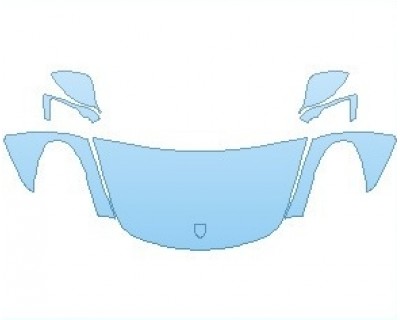 Precut PPF Kit – Clear Bra Paint Protection Film PAINT PROTECTION KIT - 2019 PORSCHE BOXSTER SPYDER HOOD NO WRAPPED EDGES - PRECUT PPF CLEAR BRA WRAP