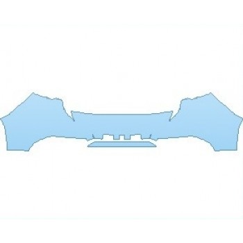 PAINT PROTECTION KIT - 2022 MAZDA MAZDA3 PREMIUM PLUS HATCHBACK REAR BUMPER - PRECUT PPF CLEAR BRA WRAP