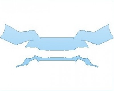 PAINT PROTECTION KIT - 2023 TOYOTA AVALON XSE HYBRID REAR BUMPER - PRECUT PPF CLEAR BRA WRAP