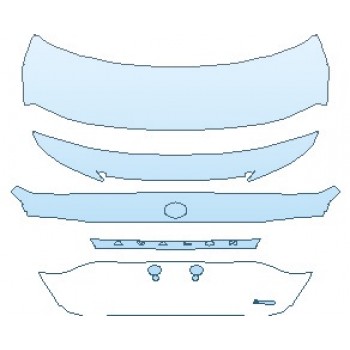 PAINT PROTECTION KIT - 2023 TOYOTA AVALON TOURING REAR HATCH WITH XSE EMBLEM - PRECUT PPF CLEAR BRA WRAP