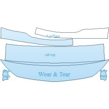 2025 CHEVROLET CITY EXPRESS LS COMMON WEAR AREA KIT - PRECUT PPF CLEAR BRA WRAP