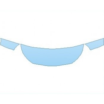 2025 CHEVROLET CITY EXPRESS LT HOOD (WRAPPED EDGES) - PRECUT PPF CLEAR BRA WRAP
