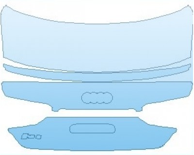 PAINT PROTECTION KIT - 2020 AUDI RS5 COUPE REAR DECK LID - INVISIBLEMASK - 3M PAINT PROTECTION