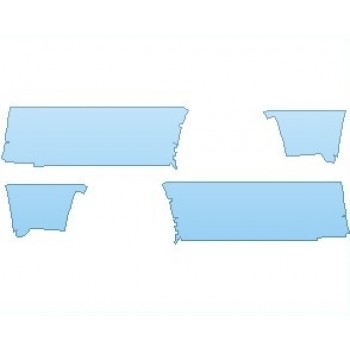 PAINT PROTECTION KIT - 2021 RAM 1500 CLASSIC TRADESMAN ROCKER PANELS 8 BED - PRECUT PPF CLEAR BRA WRAP