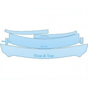 PAINT PROTECTION KIT - 2021 RAM 1500 CLASSIC TRADESMAN COMMON WEAR AREA KIT - PRECUT PPF CLEAR BRA WRAP