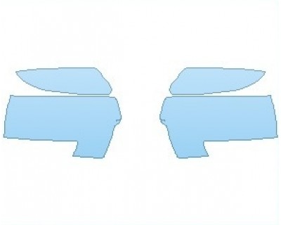 PAINT PROTECTION KIT - 2021 RAM 1500 CLASSIC TRADESMAN MIRRORS - PRECUT PPF CLEAR BRA WRAP