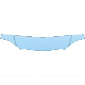 PAINT PROTECTION KIT - 2021 RAM 1500 CLASSIC TRADESMAN HOOD (NO WRAPPED EDGES) - PRECUT PPF CLEAR BRA WRAP