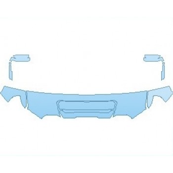 PAINT PROTECTION KIT - 2022 GMC SIERRA HD SIERRA HOOD (WRAPPED EDGES) - PRECUT PPF CLEAR BRA WRAP