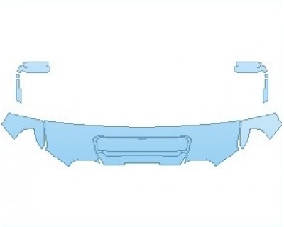PAINT PROTECTION KIT - 2022 GMC SIERRA HD SIERRA HOOD (WRAPPED EDGES) - PRECUT PPF CLEAR BRA WRAP
