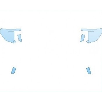 PAINT PROTECTION KIT - 2022 GMC SIERRA HD SIERRA LIGHTS - PRECUT PPF CLEAR BRA WRAP