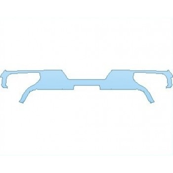 PAINT PROTECTION KIT - 2022 GMC SIERRA HD SIERRA REAR BUMPER - PRECUT PPF CLEAR BRA WRAP
