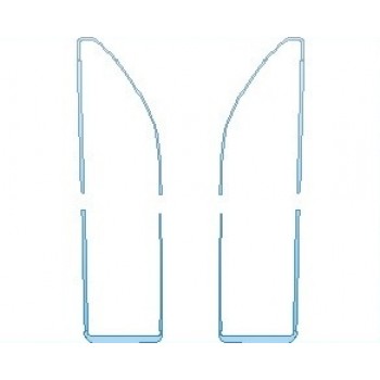PAINT PROTECTION KIT - 2022 GMC SIERRA HD SIERRA WINDOW TRIM - PRECUT PPF CLEAR BRA WRAP