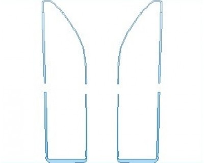 PAINT PROTECTION KIT - 2022 GMC SIERRA HD SIERRA WINDOW TRIM - PRECUT PPF CLEAR BRA WRAP