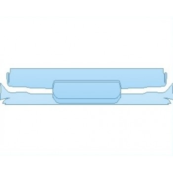 PAINT PROTECTION KIT - 2022 GMC SIERRA HD SIERRA CAB SPOILER - PRECUT PPF CLEAR BRA WRAP