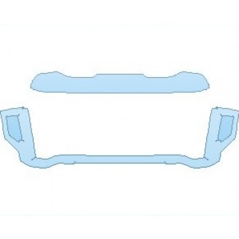 PAINT PROTECTION KIT - 2022 GMC SIERRA HD DENALI CHROME TRIM FOR SIERRA SLE AND SLT - PRECUT PPF CLEAR BRA WRAP