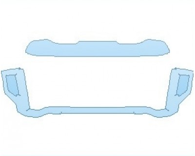 PAINT PROTECTION KIT - 2022 GMC SIERRA HD SIERRA CHROME TRIM FOR SIERRA SLE AND SLT - PRECUT PPF CLEAR BRA WRAP