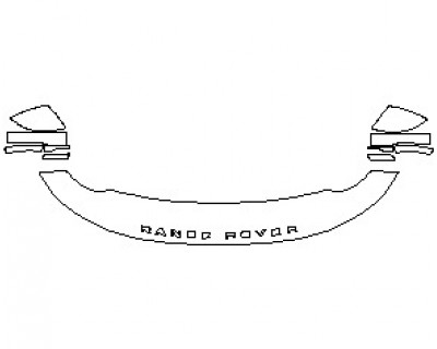 2023 LAND ROVER RANGE ROVER SVO DESIGN PACKAGE STANDARD WHEEL BASE HOOD (NO WRAPPED EDGES)