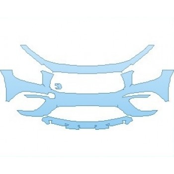 PAINT PROTECTION KIT - 2022 MERCEDES GLB AMG LINE BUMPER - PRECUT PPF CLEAR BRA WRAP