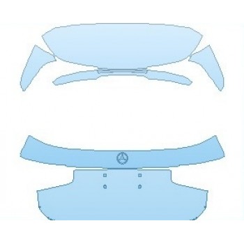 PAINT PROTECTION KIT - 2022 MERCEDES GLB AMG LINE REAR HATCH WITHOUT EMBLEMS - PRECUT PPF CLEAR BRA WRAP