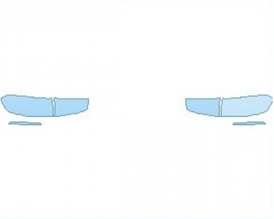 PAINT PROTECTION KIT - 2022 MERCEDES GLB AMG LINE LIGHTS REAR - PRECUT PPF CLEAR BRA WRAP
