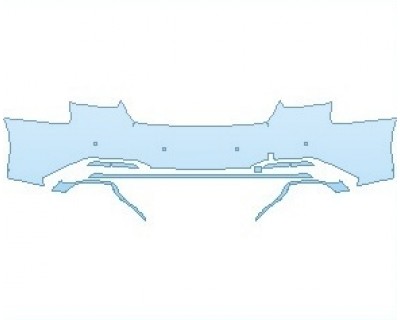 PAINT PROTECTION KIT - 2022 AUDI A5 40 TFSI PREMIUM PLUS SPORTBACK REAR BUMPER 4 SENSORS - PRECUT PPF CLEAR BRA WRAP