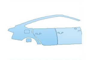 2023 AUDI A5 PREMIUM PLUS SPORTBACK REAR QUARTER & DOORS RIGHT SIDE