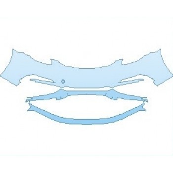 PAINT PROTECTION KIT - 2022 PORSCHE 718 BOXSTER 25 BUMPER - PRECUT PPF CLEAR BRA WRAP
