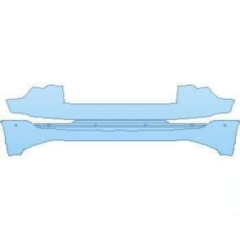 2021 AUDI E-TRON PRESTIGE SPORTBACK REAR BUMPER KIT WITH SENSOR 2021 AUDI E-TRON PRESTIGE SPORTBACK REAR BUMPER KIT WITH SENSOR