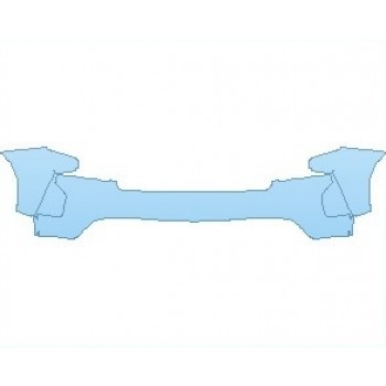 PAINT PROTECTION KIT - 2021 CHEVROLET SILVERADO 1500 HIGH COUNTRY BUMPER - PRECUT PPF CLEAR BRA WRAP