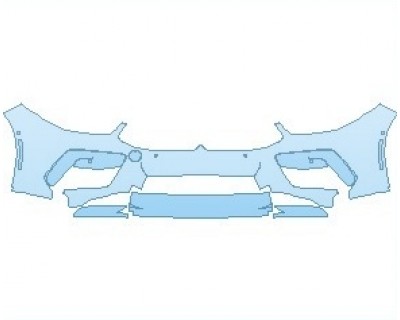 PAINT PROTECTION KIT - 2022 BMW M8 COMPETITION GRAN COUPE BUMPER WITH SENSORS - PRECUT PPF CLEAR BRA WRAP