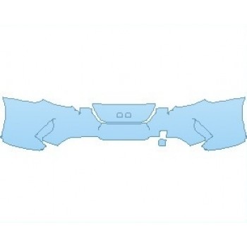 PAINT PROTECTION KIT - 2023 BMW M8 BASE GRAN COUPE REAR BUMPER - PRECUT PPF CLEAR BRA WRAP