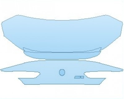 PAINT PROTECTION KIT - 2022 BMW M8 COMPETITION GRAN COUPE REAR DECK LID WITH M 8 EMBLEM - PRECUT PPF CLEAR BRA WRAP