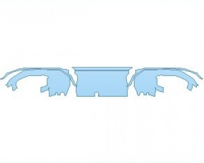 PAINT PROTECTION KIT - 2022 BMW M8 COMPETITION GRAN COUPE REAR DIFFUSER WITH CARBON PACKAGE - PRECUT PPF CLEAR BRA WRAP