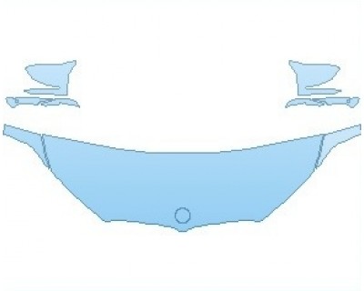 PAINT PROTECTION KIT - 2022 BMW M8 COMPETITION GRAN COUPE HOOD (NO WRAPPED EDGES) - PRECUT PPF CLEAR BRA WRAP
