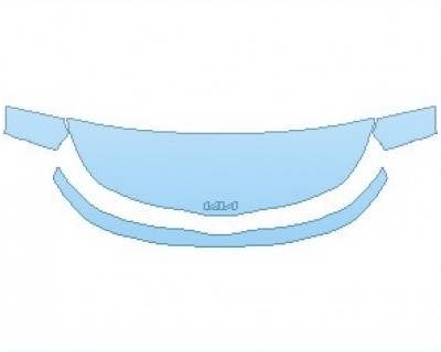 PAINT PROTECTION KIT - 2025 KIA SOUL X-LINE HOOD (WRAPPED EDGES) - PRECUT PPF CLEAR BRA WRAP
