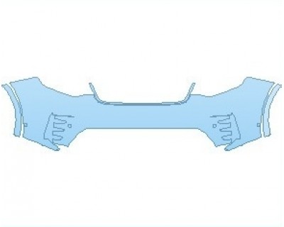 PAINT PROTECTION KIT - 2024 LAND ROVER DISCOVERY R-DYNAMIC HSE BUMPER WITH SENSORS - PRECUT PPF CLEAR BRA WRAP