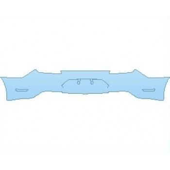 PAINT PROTECTION KIT - 2020 FORD MUSTANG SHELBY GT500 GOLDEN TICKET REAR BUMPER - PRECUT PPF CLEAR BRA WRAP
