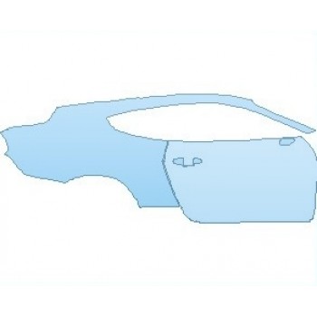 PAINT PROTECTION KIT - 2023 FORD MUSTANG SHELBY GT500 GOLDEN TICKET REAR QUARTER PANEL & DOOR RIGHT - PRECUT PPF CLEAR BRA WRAP