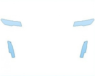 PAINT PROTECTION KIT - 2023 CADILLAC ESCALADE PREMIUM LUXURY PLATINUM ESV LIGHTS - PRECUT PPF CLEAR BRA WRAP