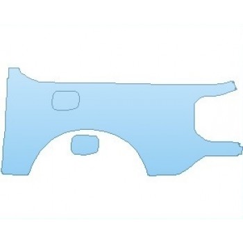 PAINT PROTECTION KIT - 2022 FORD MAVERICK LARIAT BED SIDE LEFT SIDE - PRECUT PPF CLEAR BRA WRAP