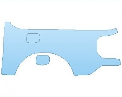 PAINT PROTECTION KIT - 2023 FORD MAVERICK XLT BED SIDE LEFT SIDE - PRECUT PPF CLEAR BRA WRAP